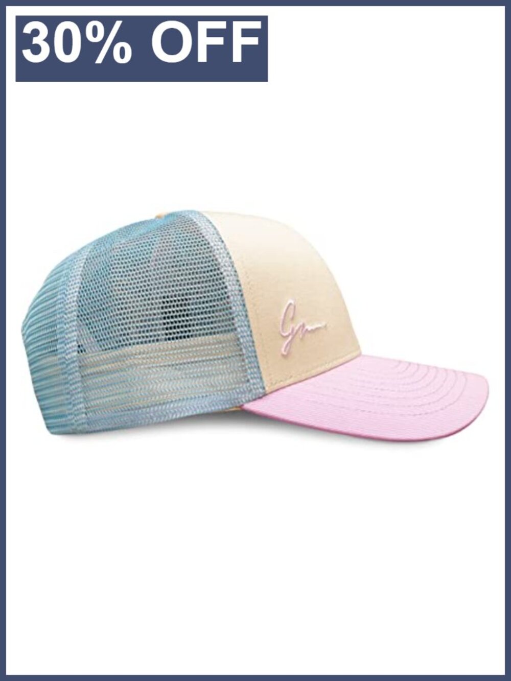 Womens Floral Trucker Hat Snapback Baseball Cap Curved Bill Summer